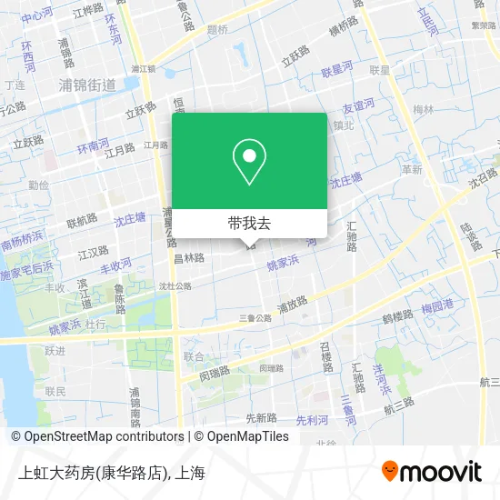 上虹大药房(康华路店)地图