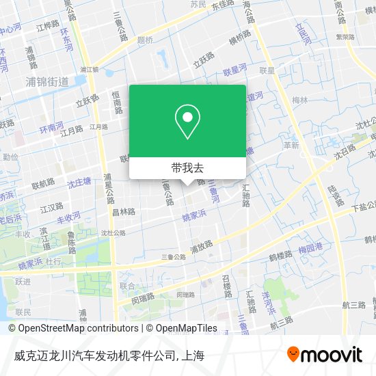 威克迈龙川汽车发动机零件公司地图
