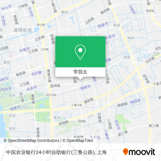 中国农业银行24小时自助银行(三鲁公路)地图
