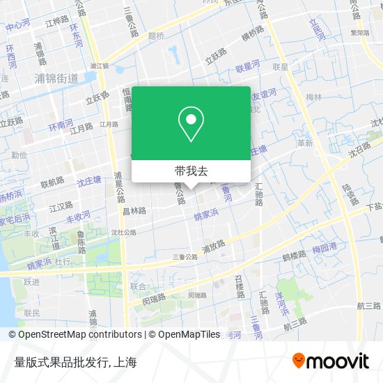 量版式果品批发行地图