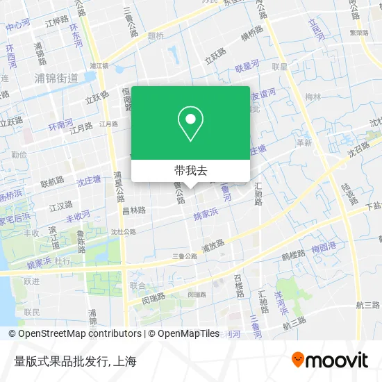 量版式果品批发行地图