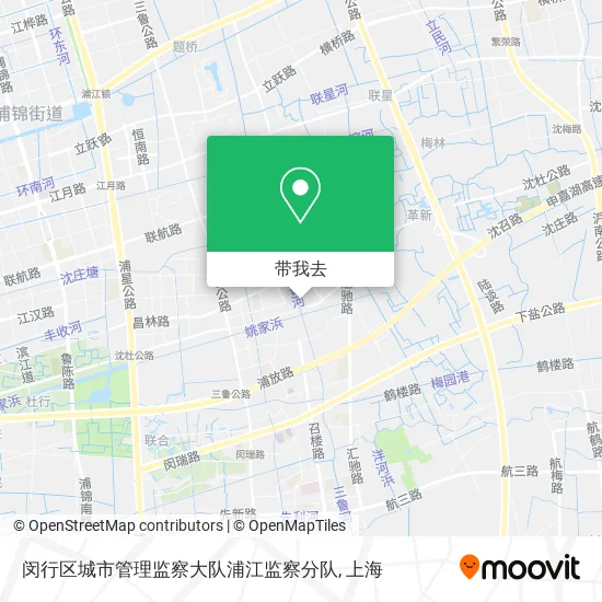 闵行区城市管理监察大队浦江监察分队地图