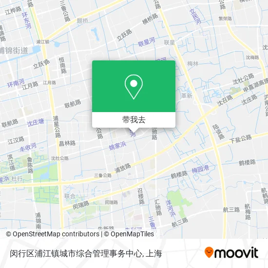 闵行区浦江镇城市综合管理事务中心地图