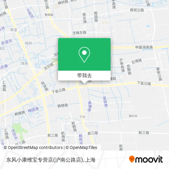 东风小康维宝专营店(沪南公路店)地图