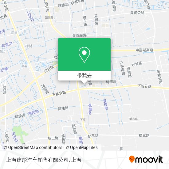 上海建彤汽车销售有限公司地图