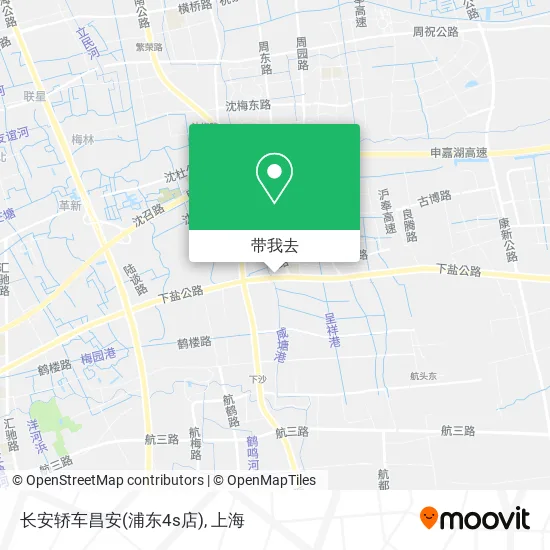 长安轿车昌安(浦东4s店)地图