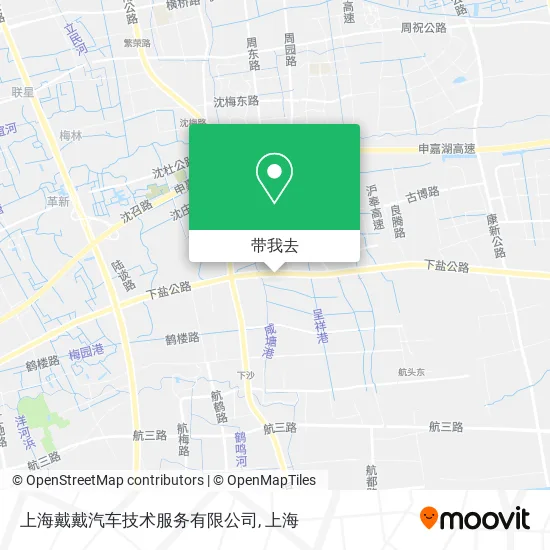 上海戴戴汽车技术服务有限公司地图