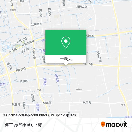 停车场(鹤永路)地图