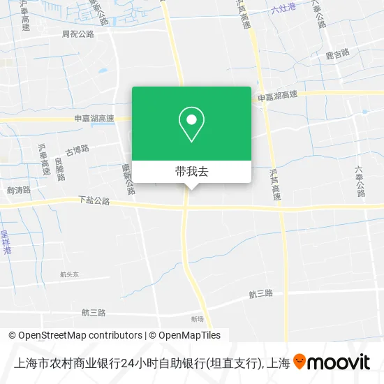 上海市农村商业银行24小时自助银行(坦直支行)地图