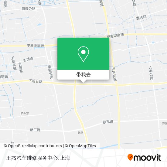 王杰汽车维修服务中心地图