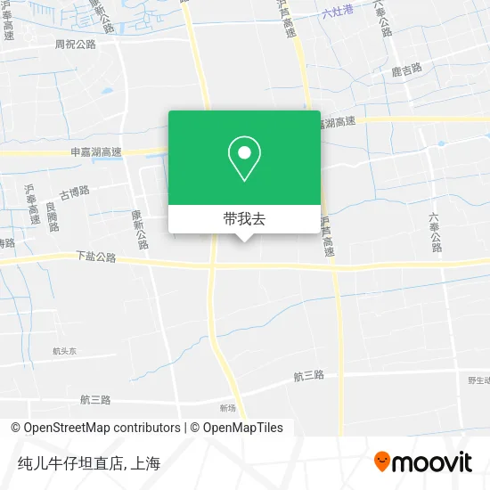 纯儿牛仔坦直店地图