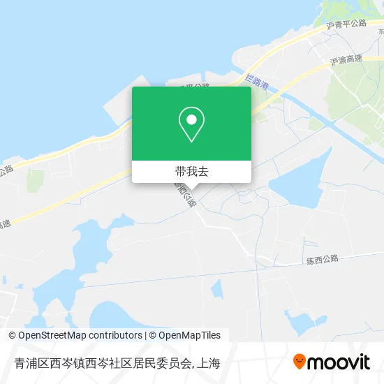 青浦区西岑镇西岑社区居民委员会地图