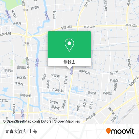 青青大酒店地图