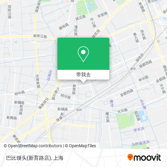 巴比馒头(新育路店)地图