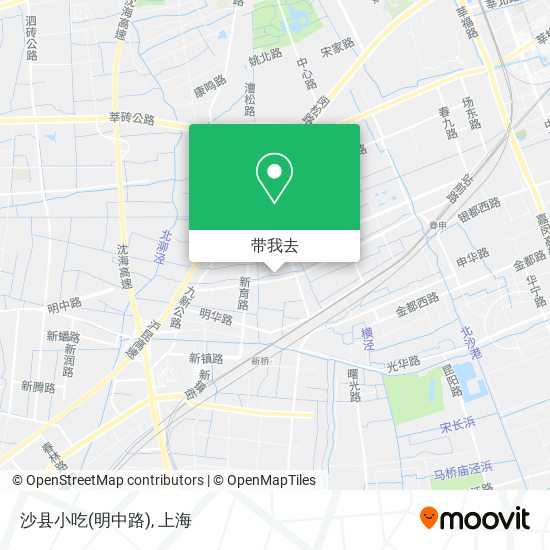 沙县小吃(明中路)地图