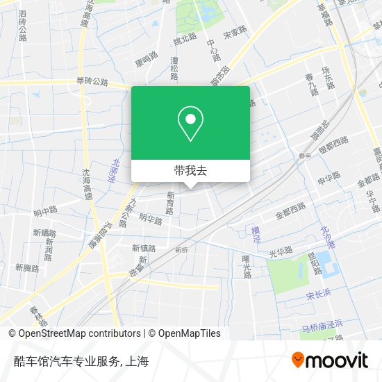 酷车馆汽车专业服务地图