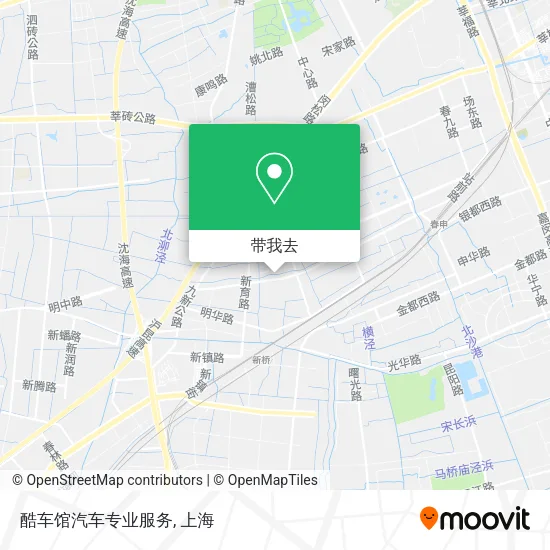 酷车馆汽车专业服务地图