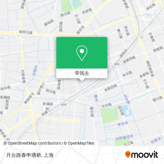 月台路春申塘桥地图