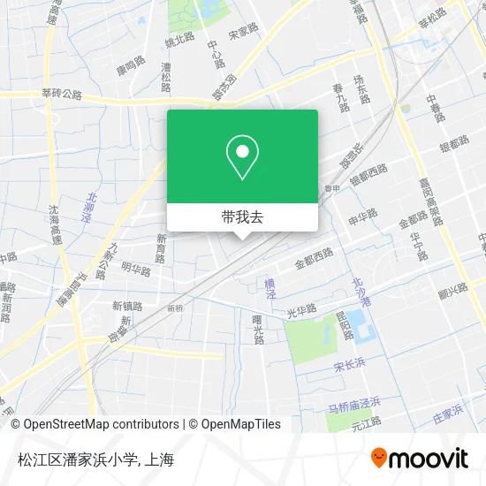 松江区潘家浜小学地图