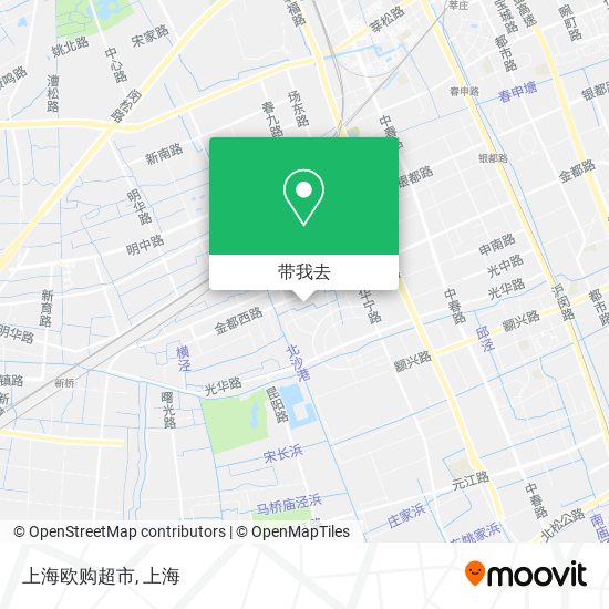 上海欧购超市地图