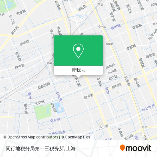闵行地税分局第十三税务所地图