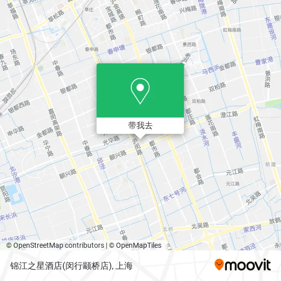 锦江之星酒店(闵行颛桥店)地图
