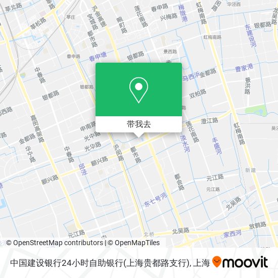 中国建设银行24小时自助银行(上海贵都路支行)地图
