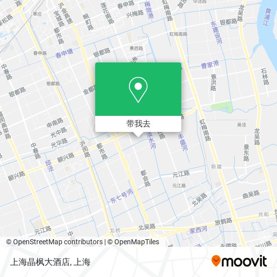 上海晶枫大酒店地图