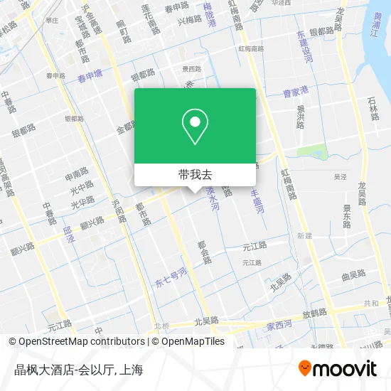 晶枫大酒店-会以厅地图