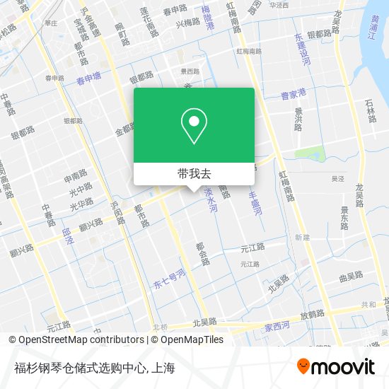 福杉钢琴仓储式选购中心地图