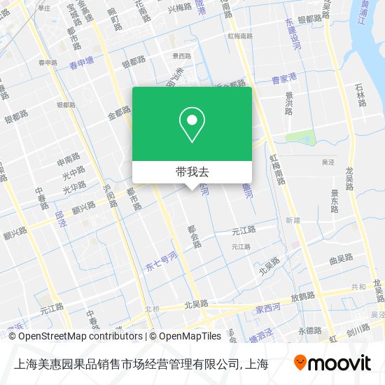上海美惠园果品销售市场经营管理有限公司地图
