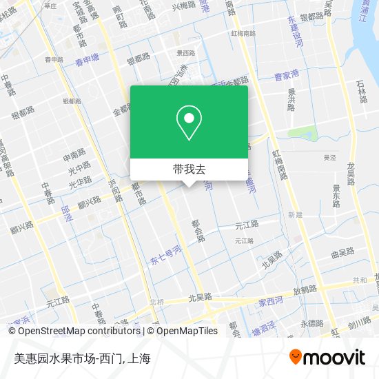 美惠园水果市场-西门地图