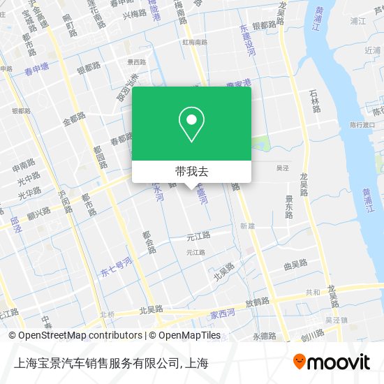 上海宝景汽车销售服务有限公司地图