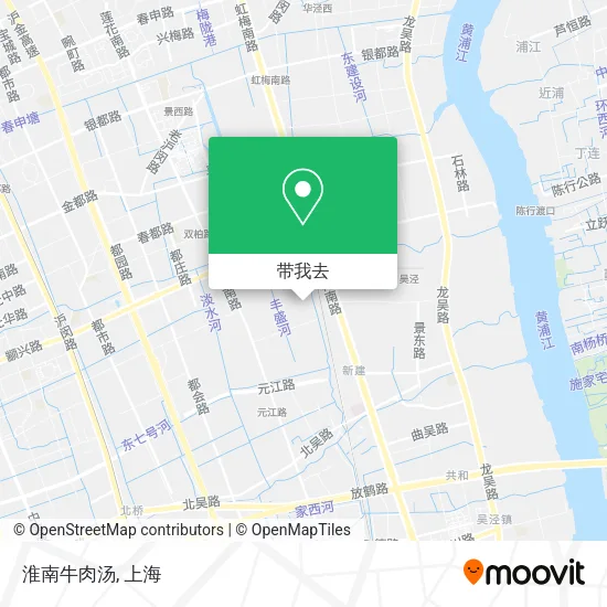 淮南牛肉汤地图