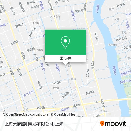 上海天府照明电器有限公司地图