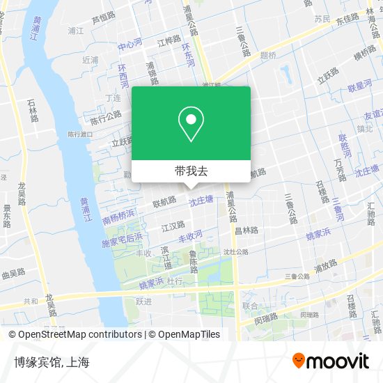 博缘宾馆地图