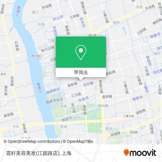 震轩美容美发(江园路店)地图