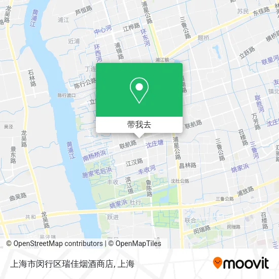 上海市闵行区瑞佳烟酒商店地图