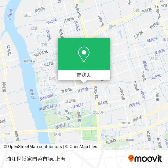 浦江世博家园菜市场地图
