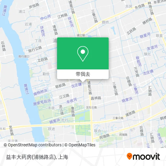 益丰大药房(浦驰路店)地图