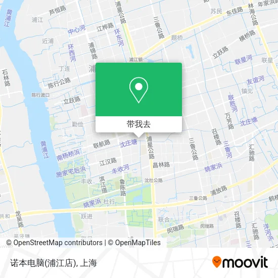 诺本电脑(浦江店)地图