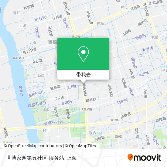 世博家园第五社区-服务站地图