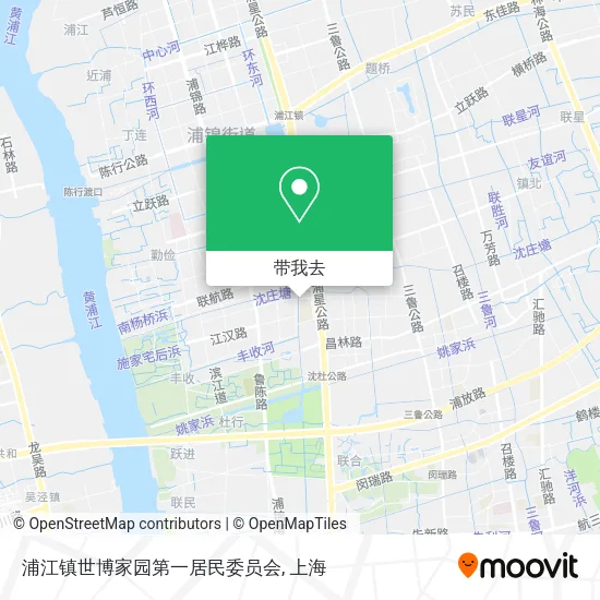 浦江镇世博家园第一居民委员会地图