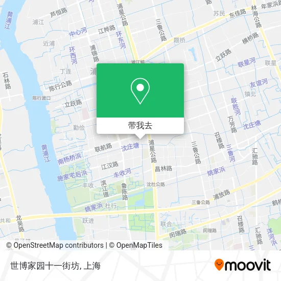世博家园十一街坊地图