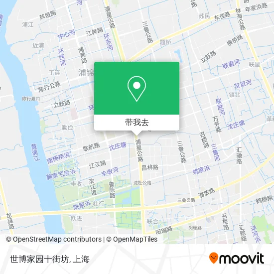 世博家园十街坊地图