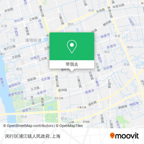 闵行区浦江镇人民政府地图