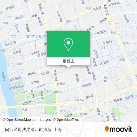 闵行区司法局浦江司法所地图
