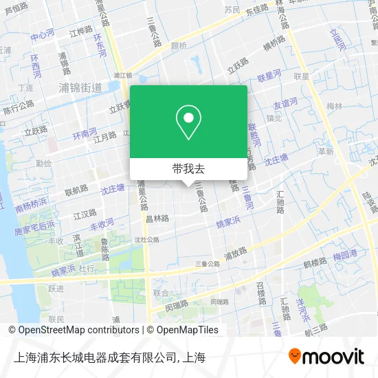 上海浦东长城电器成套有限公司地图