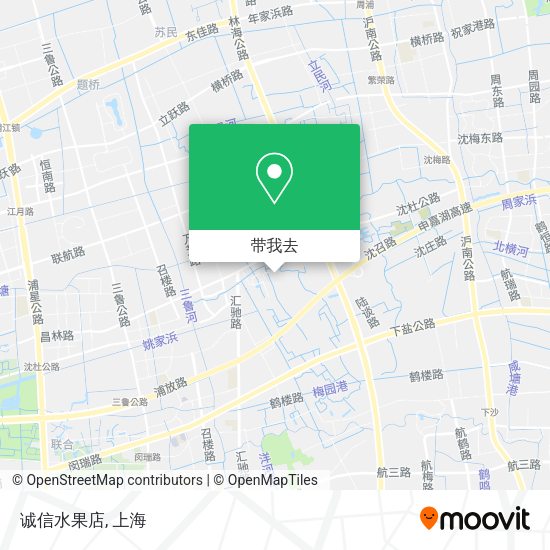 诚信水果店地图