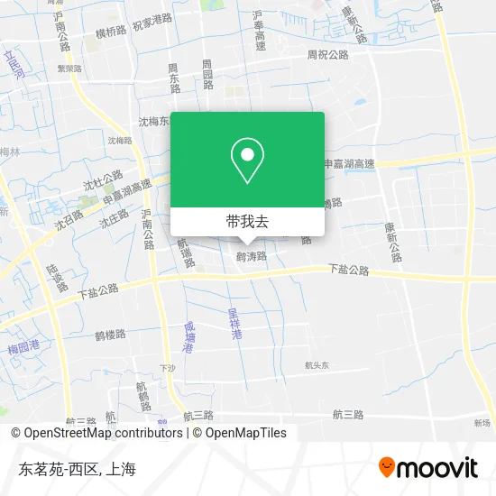 东茗苑-西区地图